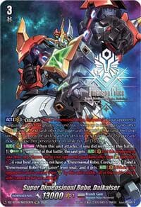 Super Dimensional Robo, Daikaiser (SEC) - DZ-BT09: Super Brave Detonation - Cardfight Vanguard card