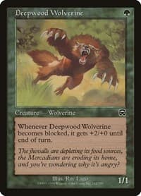 Deepwood Wolverine - Mercadian Masques - Magic: The Gathering card