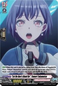 "Let No One's Hand Go", Tomori Takamatsu (EXRRR) - DZ-BT09: Super Brave Detonation - Cardfight Vanguard card