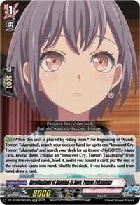 Recollections of Dappled-lit Days, Tomori Takamatsu (EXC) - DZ-BT09: Super Brave Detonation - Cardfight Vanguard card