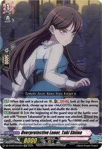 Overprotective Loner, Taki Shiina (EXRRR) - DZ-BT09: Super Brave Detonation - Cardfight Vanguard card