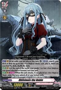 Oblivionis the Noble (EXRRR) - DZ-BT09: Super Brave Detonation - Cardfight Vanguard card