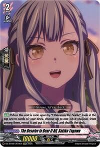 The Resolve to Bear It All, Sakiko Togawa (EXC) - DZ-BT09: Super Brave Detonation - Cardfight Vanguard card