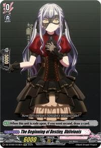 The Beginning of Destiny, Oblivionis (EXC) - DZ-BT09: Super Brave Detonation - Cardfight Vanguard card