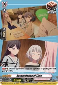 Accumulation of Time (EXC) - DZ-BT09: Super Brave Detonation - Cardfight Vanguard card