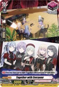 Together with Everyone (EXC) (DZ-BT09/EX39EN) - DZ-BT09: Super Brave Detonation - Cardfight Vanguard card