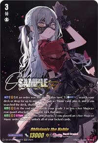 Oblivionis the Noble (EXS) - DZ-BT09: Super Brave Detonation - Cardfight Vanguard card