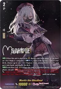 Mortis the Obedient (EXS) - DZ-BT09: Super Brave Detonation - Cardfight Vanguard card