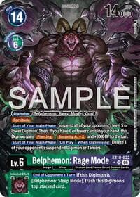 Belphemon: Rage Mode (Alternate Art) - Sinister Order - Digimon Card Game card