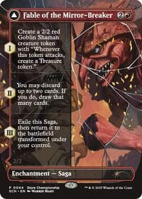 Fable of the Mirror-Breaker - Game Day & Store Championship Promos - Magic: The Gathering card