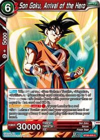 Son Goku, Arrival of the Hero - Prismatic Clash - Dragon Ball Super: Masters card