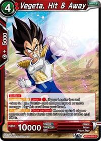 Vegeta, Hit & Away - Prismatic Clash - Dragon Ball Super: Masters card