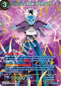 Glorio, New Comrade (SPR) - Prismatic Clash - Dragon Ball Super: Masters card