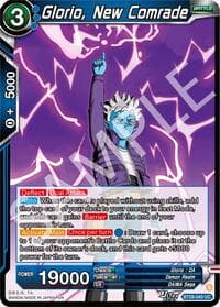 Glorio, New Comrade - Prismatic Clash - Dragon Ball Super: Masters card
