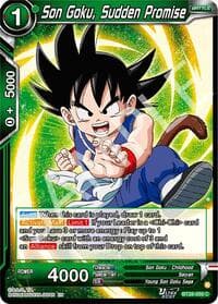 Son Goku, Sudden Promise - Prismatic Clash - Dragon Ball Super: Masters card