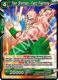 Tien Shinhan, Fast Fighting - Prismatic Clash - Dragon Ball Super: Masters card