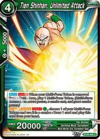 Tien Shinhan, Unlimited Attack - Prismatic Clash - Dragon Ball Super: Masters card