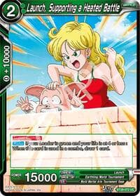 Launch, Supporting a Heated Battle - Prismatic Clash - Dragon Ball Super: Masters card