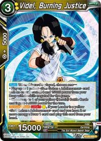Videl, Burning Justice - Prismatic Clash - Dragon Ball Super: Masters card