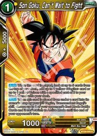 Son Goku, Can’t Wait to Fight - Prismatic Clash - Dragon Ball Super: Masters card