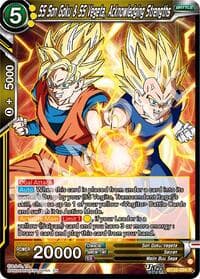 SS Son Goku & SS Vegeta, Acknowledging Strengths - Prismatic Clash - Dragon Ball Super: Masters card