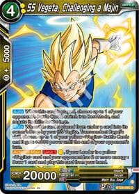 SS Vegeta, Challenging a Majin - Prismatic Clash - Dragon Ball Super: Masters card
