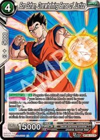 Son Gohan, Overwhelming Sense of Justice - Prismatic Clash - Dragon Ball Super: Masters card