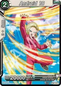 Android 18 - Prismatic Clash - Dragon Ball Super: Masters card