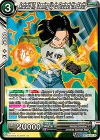 Android 17, Teaming Up to Protect the Earth - Prismatic Clash - Dragon Ball Super: Masters card