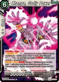 Champa, Godly Power - Prismatic Clash - Dragon Ball Super: Masters card