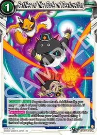 Battles of the Gods of Destruction - Prismatic Clash - Dragon Ball Super: Masters card