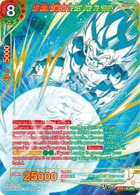 Son Goku, Battle for the Best Under the Heavens (SPR) - Prismatic Clash - Dragon Ball Super: Masters card