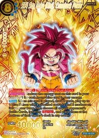 SS4 Son Goku (Mini), Comeback Power (GDR) - Prismatic Clash - Dragon Ball Super: Masters card
