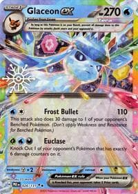 Glaceon ex - 026/131 (Holiday Calendar) - Miscellaneous Cards & Products - Pokemon card