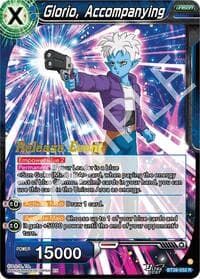 Glorio, Accompanying - Prismatic Clash Release Event - Dragon Ball Super: Masters card