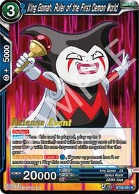 King Gomah, Ruler of the First Demon World - Prismatic Clash Release Event - Dragon Ball Super: Masters card