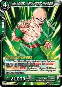 Tien Shinhan, Artful Fighting Technique - Prismatic Clash Release Event - Dragon Ball Super: Masters card