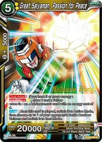 Great Saiyaman, Passion for Peace - Prismatic Clash Release Event - Dragon Ball Super: Masters card