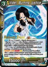 Videl, Burning Justice - Prismatic Clash Release Event - Dragon Ball Super: Masters card
