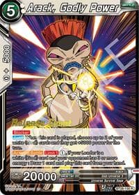 Arack, Godly Power - Prismatic Clash Release Event - Dragon Ball Super: Masters card
