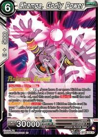 Champa, Godly Power - Prismatic Clash Release Event - Dragon Ball Super: Masters card