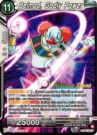 Belmod, Godly Power - Prismatic Clash Release Event - Dragon Ball Super: Masters card