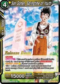 Son Gohan, Springtime of Youth - Prismatic Clash Release Event - Dragon Ball Super: Masters card