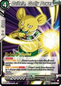 Quitela, Godly Power - Prismatic Clash Release Event - Dragon Ball Super: Masters card