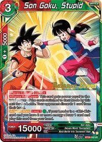 Son Goku, Stupid - Prismatic Clash Release Event - Dragon Ball Super: Masters card