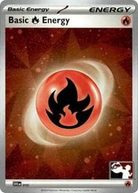 Basic Fire Energy - 010 (Cosmos Holo) - Prize Pack Series Cards - Pokemon card