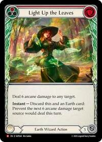Light Up the Leaves (Red) - Super Slam - Flesh and Blood TCG card