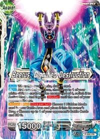 Beerus // Beerus, Dignified Destruction - Promotion Cards - Dragon Ball Super: Masters card