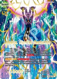 Beerus // Beerus, Dignified Destruction (Gold-Stamped) - Promotion Cards - Dragon Ball Super: Masters card