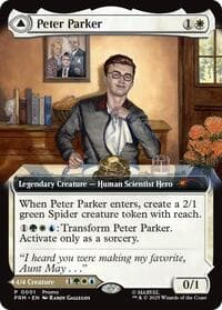 Peter Parker (Extended Art) - Unique and Miscellaneous Promos - Magic: The Gathering card